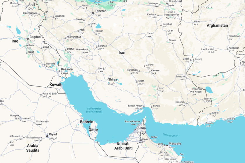 cartina Iran